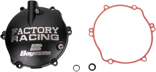 BOYESEN CLUTCH COVER FACTORY RACING ALUMINUM REPLACEMENT BLACK CC-31B