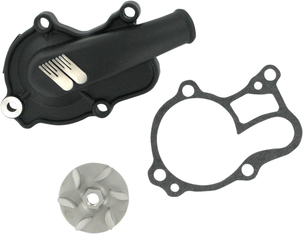 BOYESEN WATER PUMP COVER & IMPELLER KIT SUPERCOOLER ALUMINUM BLACK WPK-32AB