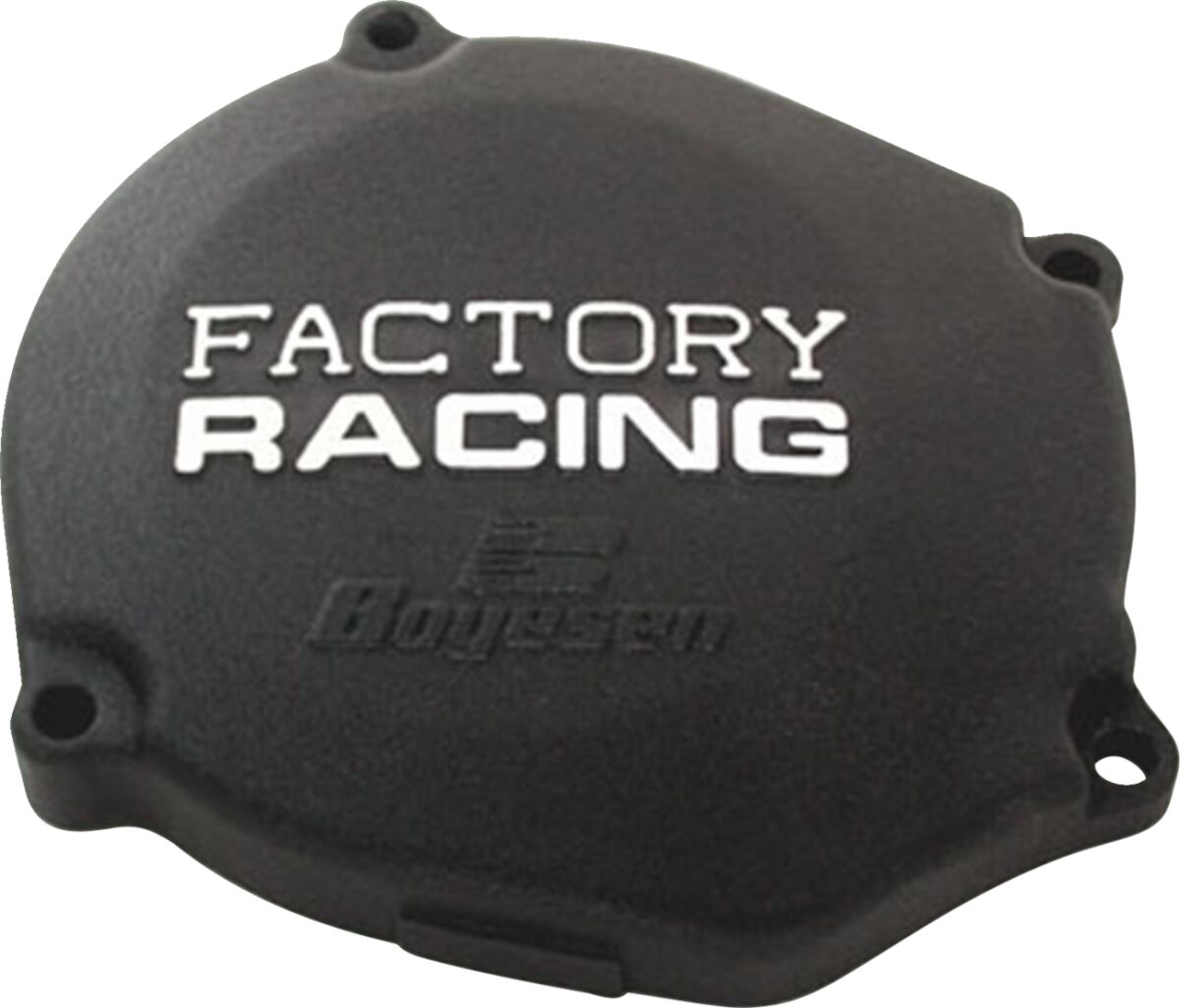 BOYESEN IGNITION COVER FACTORY RACING ALUMINUM REPLACEMENT BLACK SC-30B