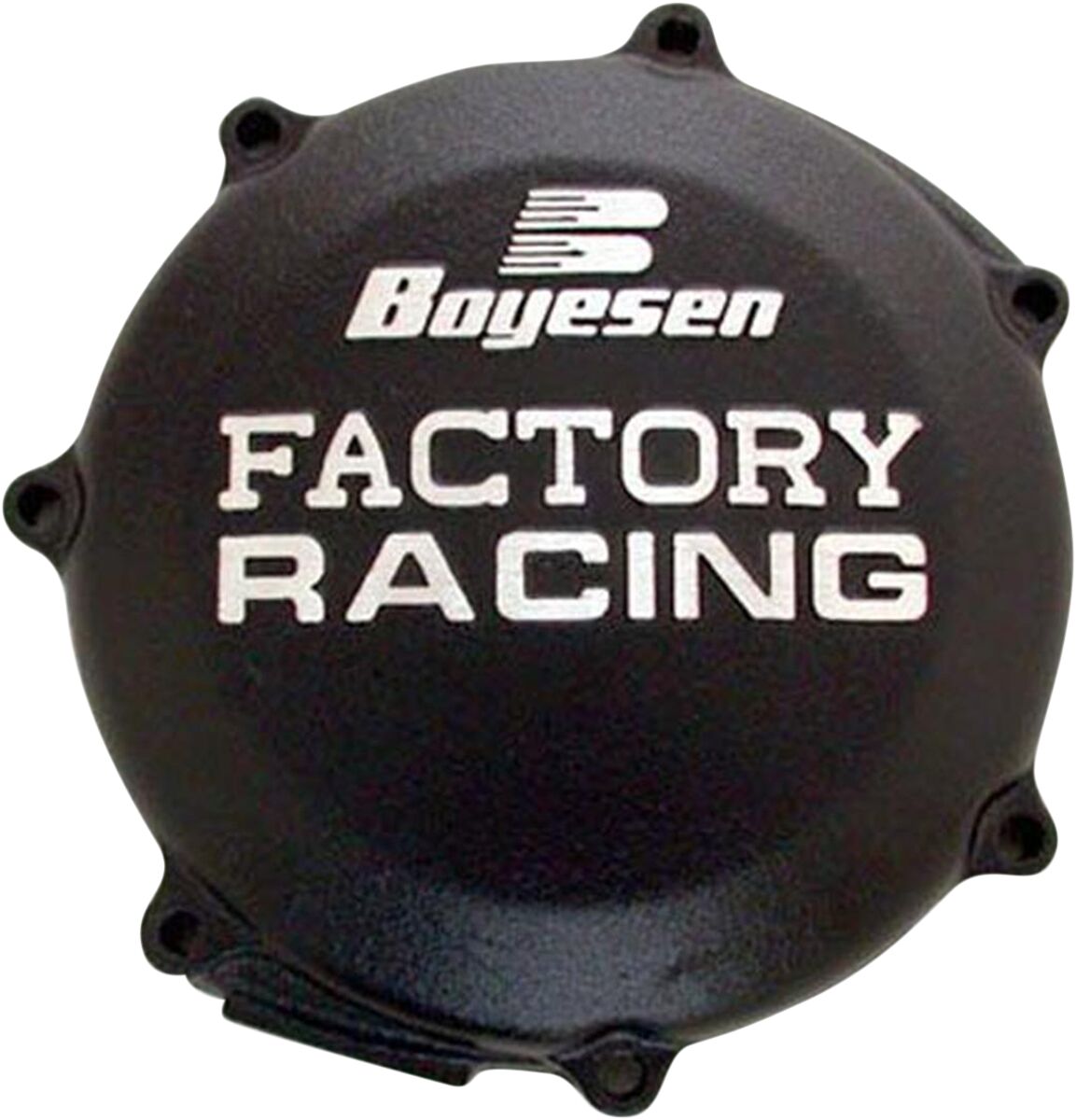 BOYESEN CLUTCH COVER FACTORY RACING ALUMINUM REPLACEMENT BLACK CC-37AB