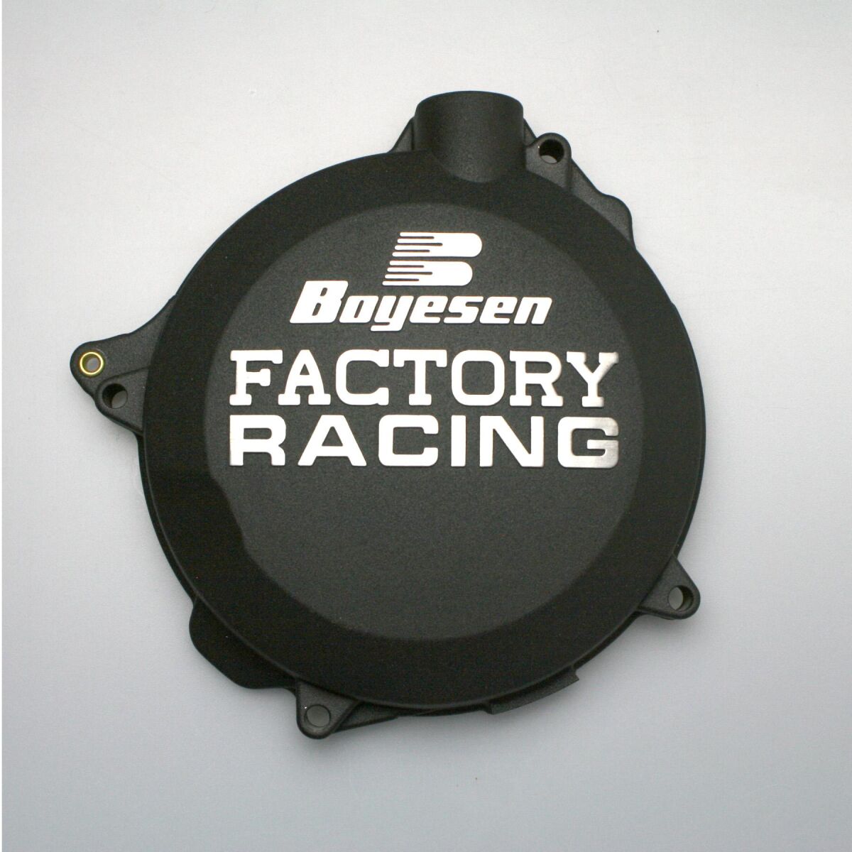 BOYESEN CLUTCH COVER FACTORY RACING ALUMINUM REPLACEMENT BLACK CC-42AB
