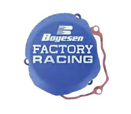BOYESEN IGNITION COVER FACTORY RACING ALUMINUM REPLACEMENT BLUE SC-32AL