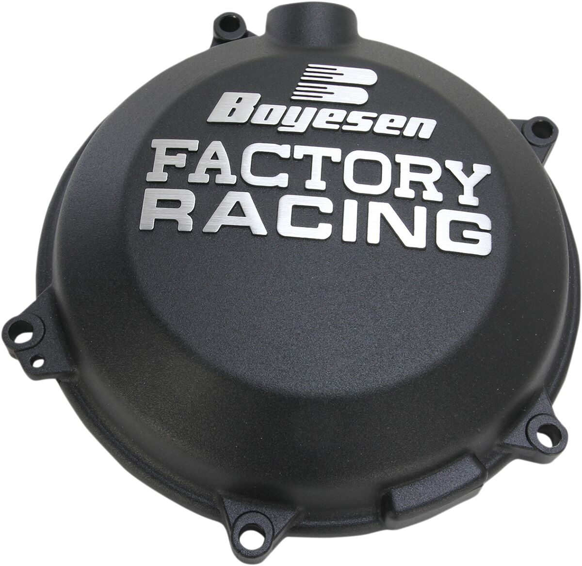 BOYESEN CLUTCH COVER FACTORY RACING ALUMINUM REPLACEMENT BLACK CC-45AB