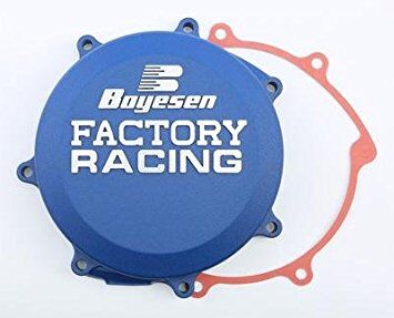 BOYESEN CLUTCH COVER FACTORY RACING ALUMINUM REPLACEMENT BLUE CC-32AL