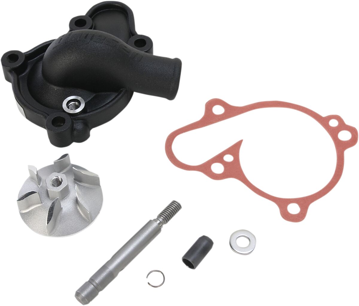 BOYESEN WATER PUMP COVER & IMPELLER KIT SUPERCOOLER ALUMINUM SILVER WPK-31AB