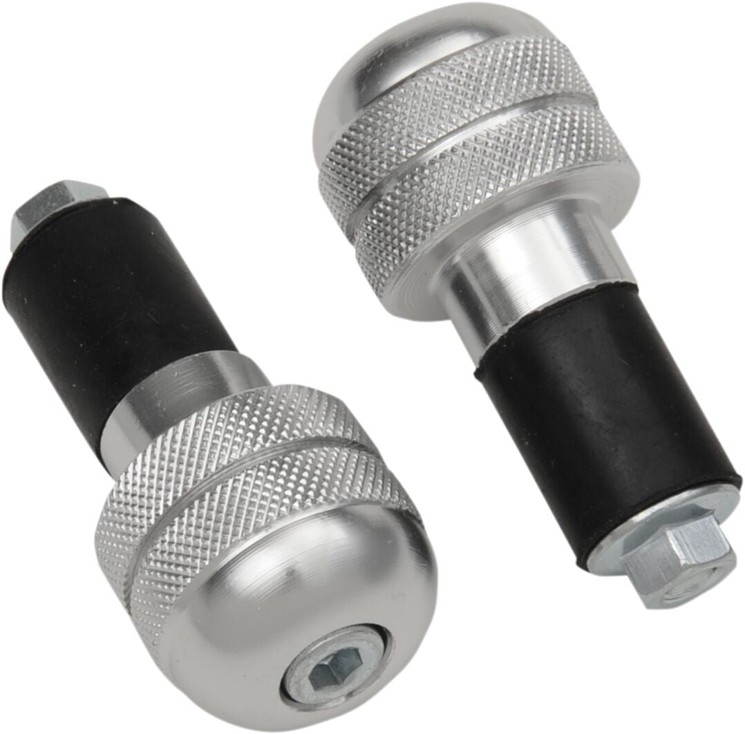 K&S TECHNOLOGIES BAR ENDS ANTI VIBRATION ALU SILVER 15-6002