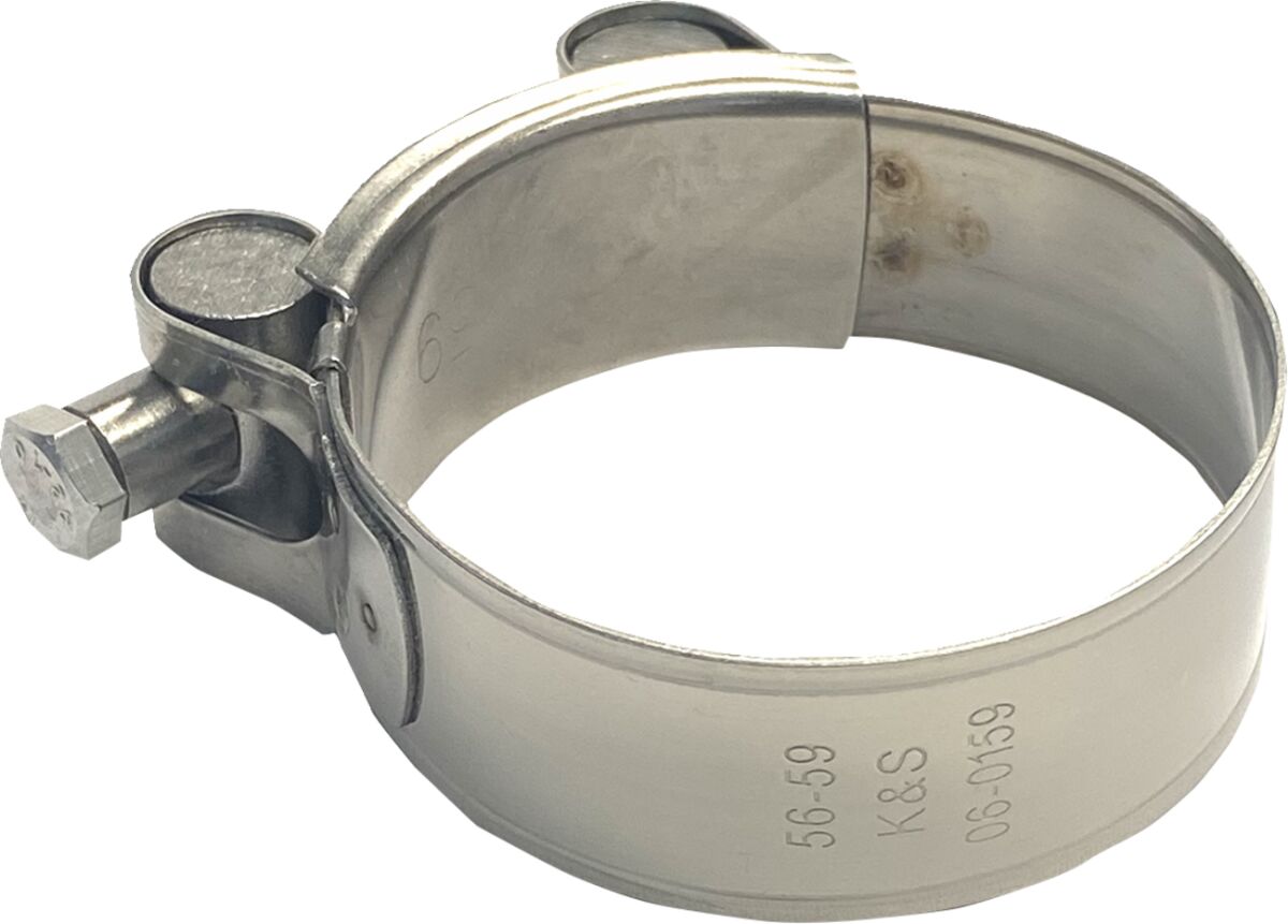K&S TECHNOLOGIES PIPE CLAMP 2.20"-2.32" 06-0159