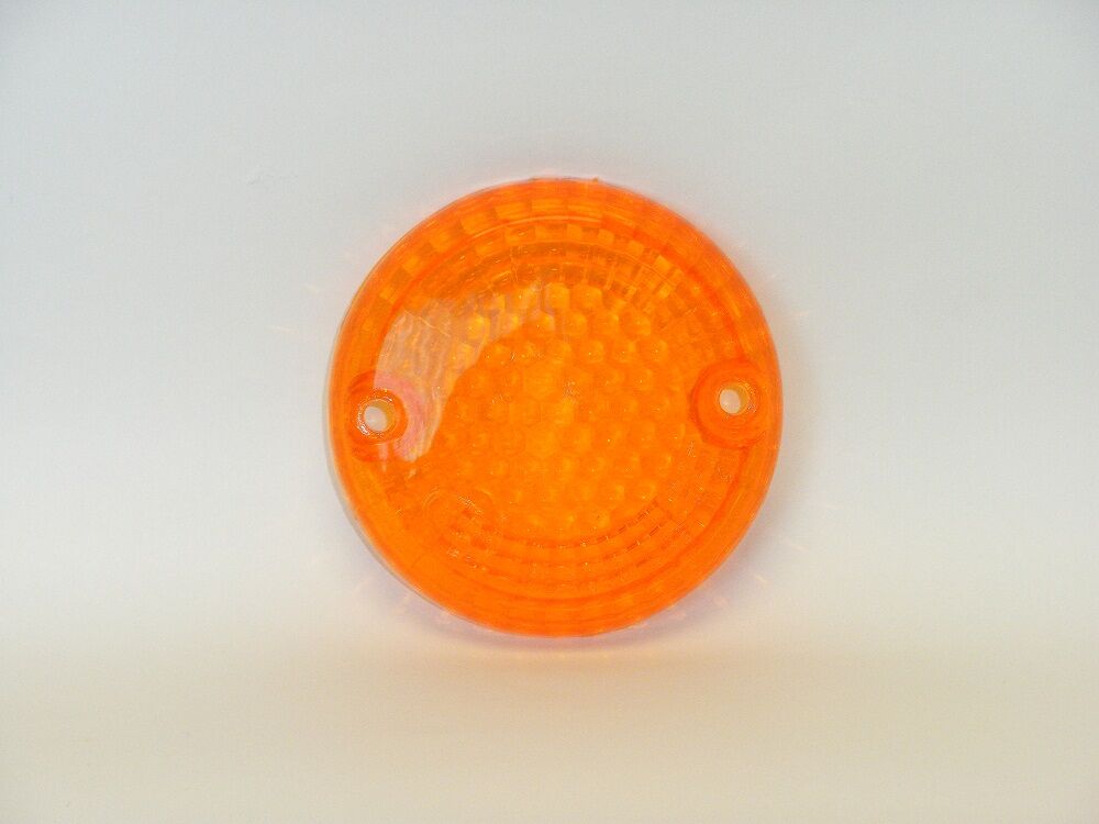 K&S TECHNOLOGIES TURN SIGNAL LENS E-MARK OEM REPLACEMENT AMBER 27-3030