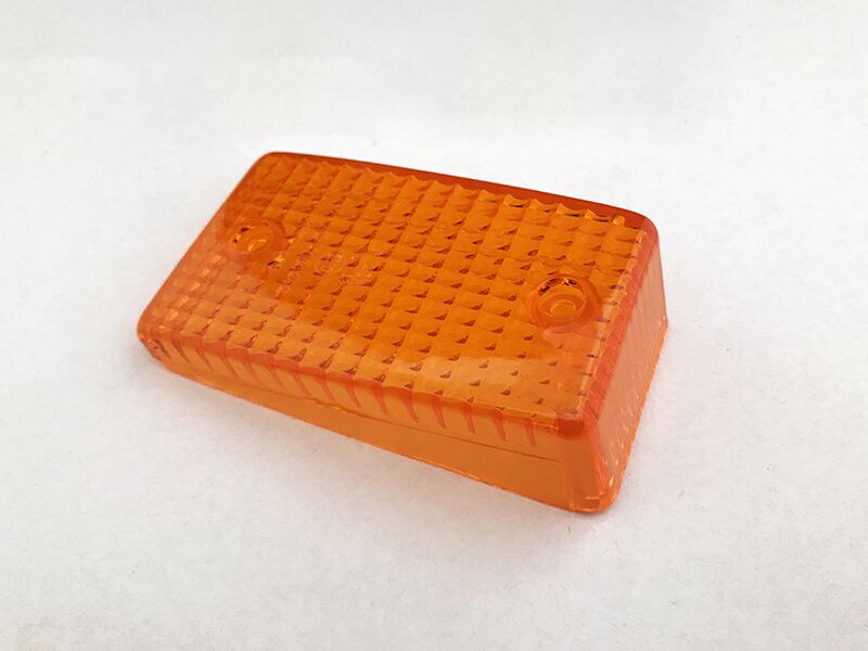 K&S TECHNOLOGIES TURN SIGNAL LENS E-MARK OEM REPLACEMENT AMBER 27-4050