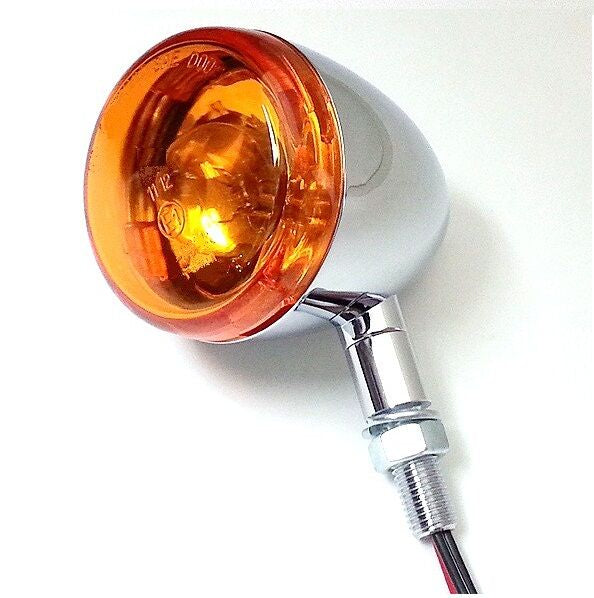 K&S TECHNOLOGIES TURN SIGNAL ECE CHROME AMBER 27-5312