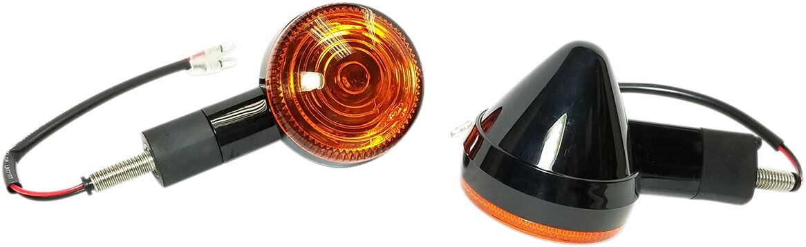 K&S TECHNOLOGIES TURN SIGNAL DOT E AMB/BLK 25-9563