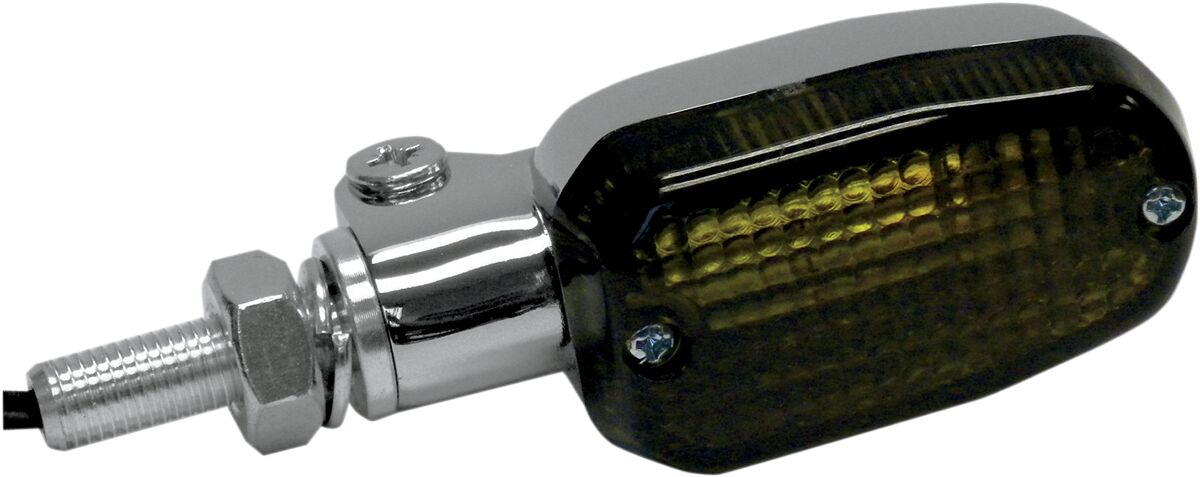 K&S TECHNOLOGIES MARKER LIGHT CHROME ALUMINUM SMOKE 25-8302CM