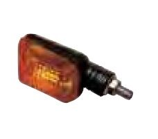 K&S TECHNOLOGIES MARKER LIGHT E-MARK FLUSH MOUNT BLACK BODY AMBER LENS 27-8038