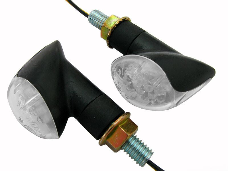 K&S TECHNOLOGIES MARKER LIGHT ECE LED BLACK CLEAR 27-01214LEDE