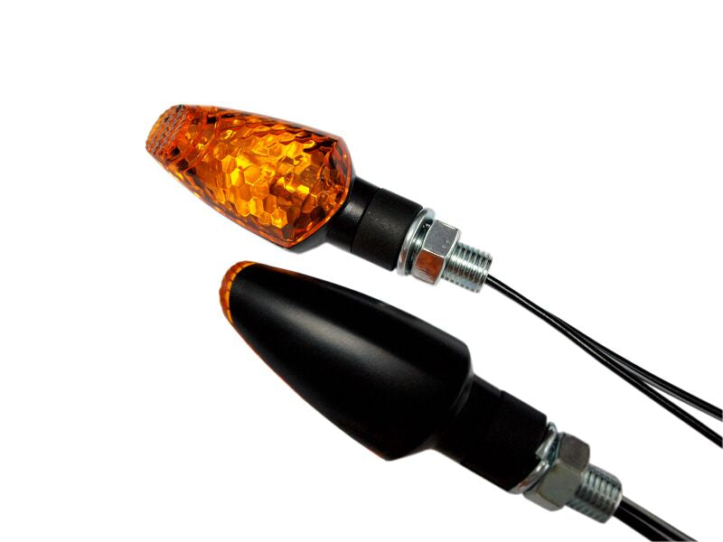 K&S TECHNOLOGIES MARKER LIGHT ECE BLACK AMBER 27-01244E R/L