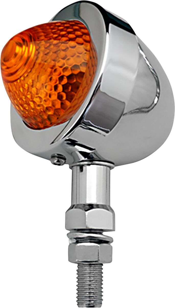K&S TECHNOLOGIES MARKER LIGHT ECE CHROME AMBER 27-60026AE
