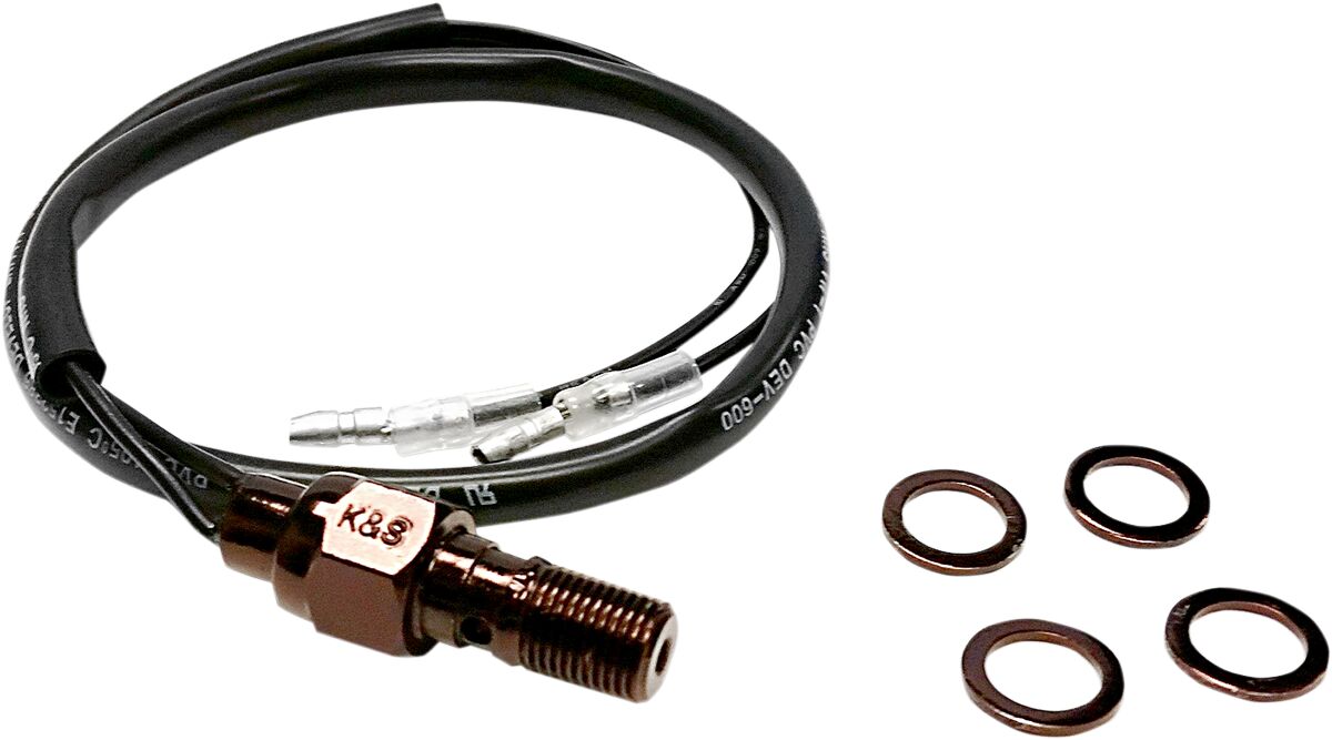 K&S TECHNOLOGIES HYDRAULIC BRAKE LIGHT SWITCH 12-0010B