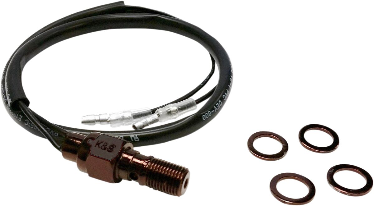 K&S TECHNOLOGIES HYDRAULIC BRAKE LIGHT SWITCH 12-0020B