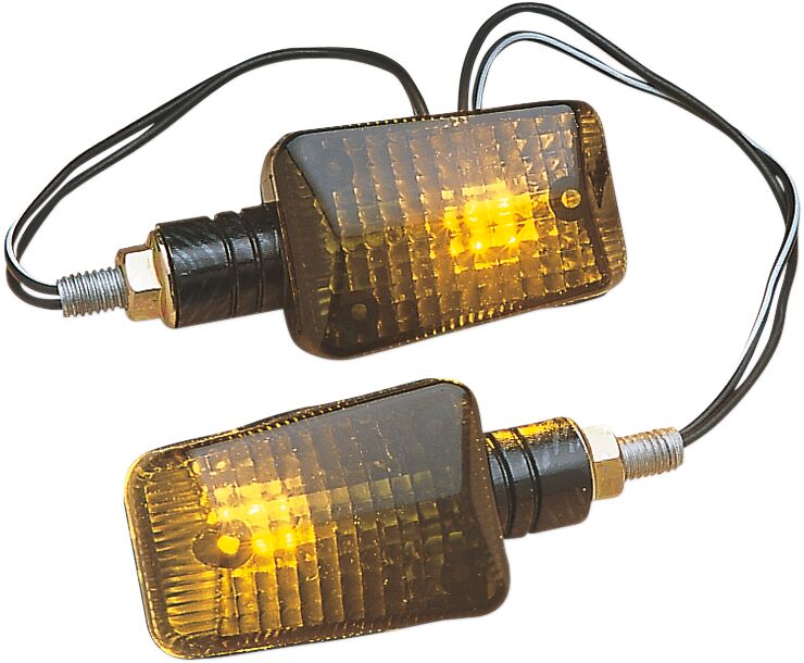 K&S TECHNOLOGIES MARKER LIGHT UNIVERSAL MINI-STALK CARBON FIBER BODY SMOKE LENS 25-8119