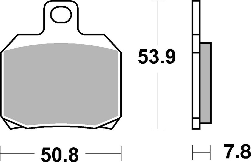 SBS BRAKE PAD RQ CARBON HI-TECH ROAD RACING 730RQ