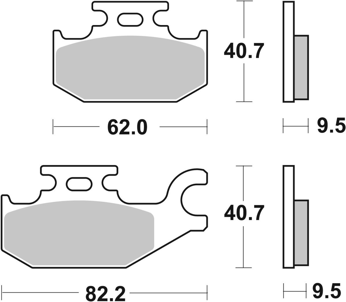 SBS BRAKE PAD CARBON HI-TECH STREET 196CT