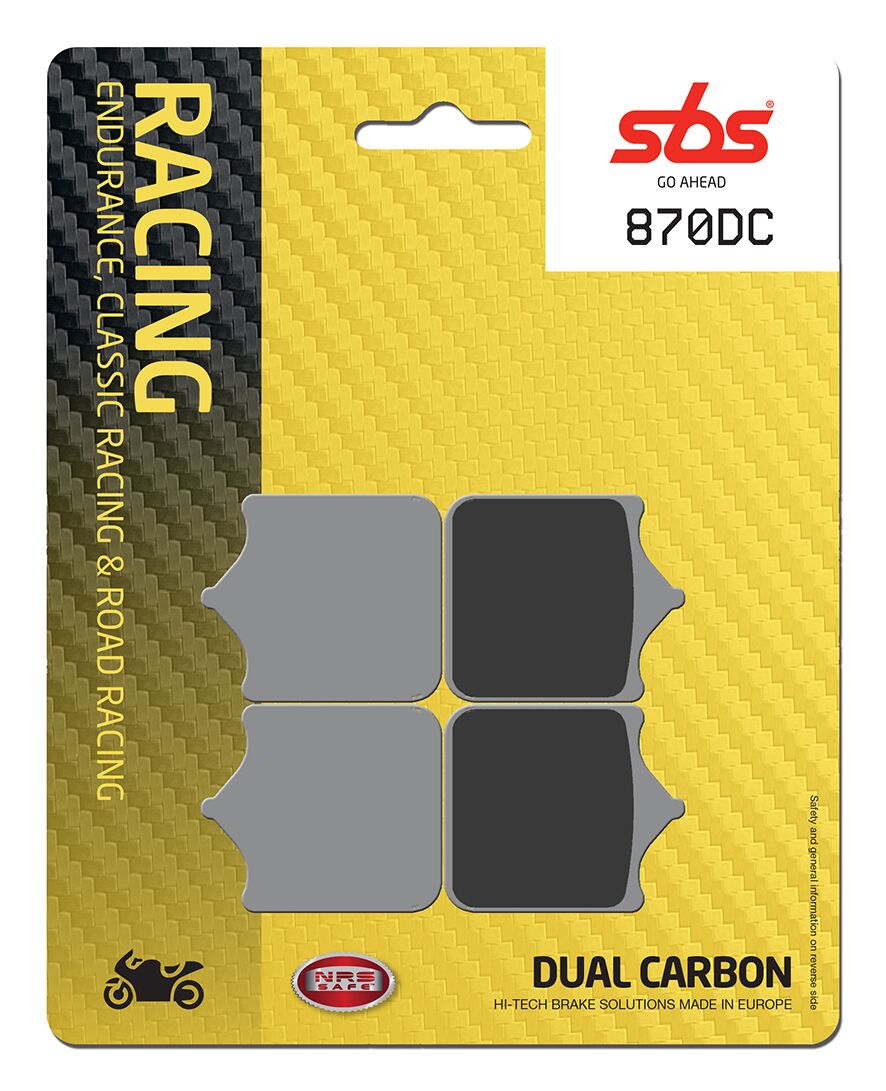 SBS BRAKE PAD CARBON RACE 870DC