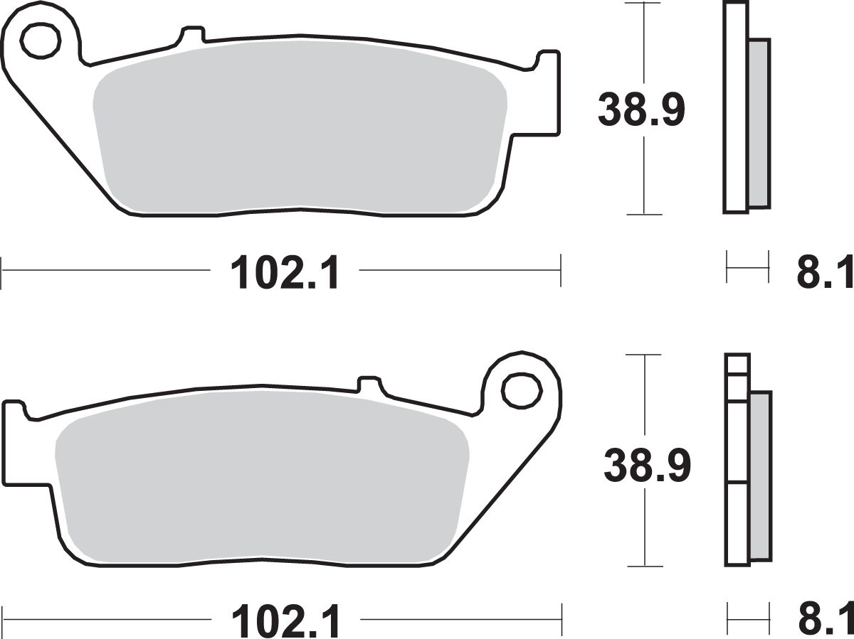 SBS BRAKE PADS SBS 627HF 627HF