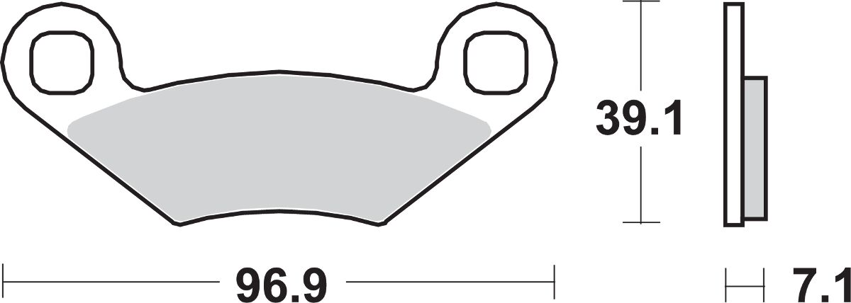SBS BRAKE PADS SBS 642ATS 642ATS