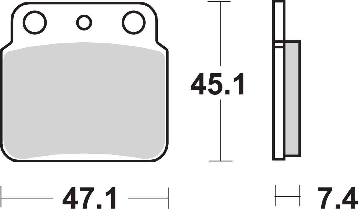 SBS BRAKE PAD SINT/CAR OFF 649SI