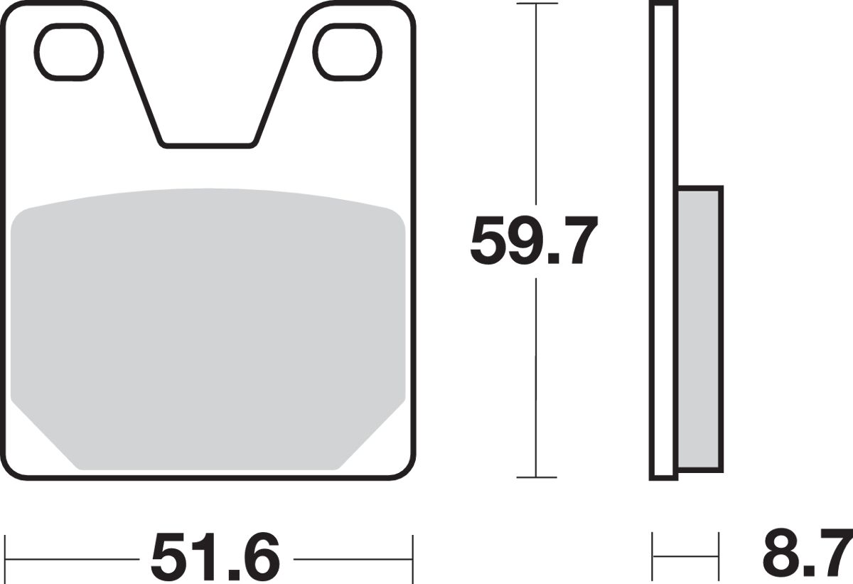 SBS BRAKE PADS SBS 733LS.S 733LS