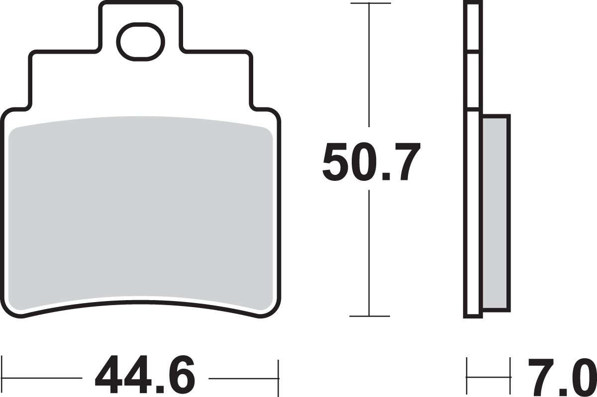 SBS BRAKE PAD SINT/CAR OFF 775SI
