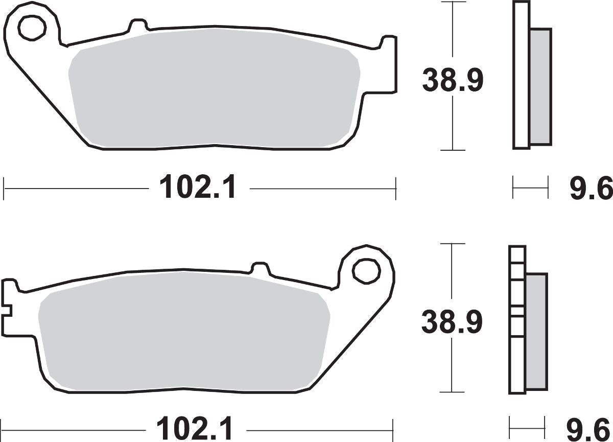 SBS BRAKE PADS SBS 700HS 700HS