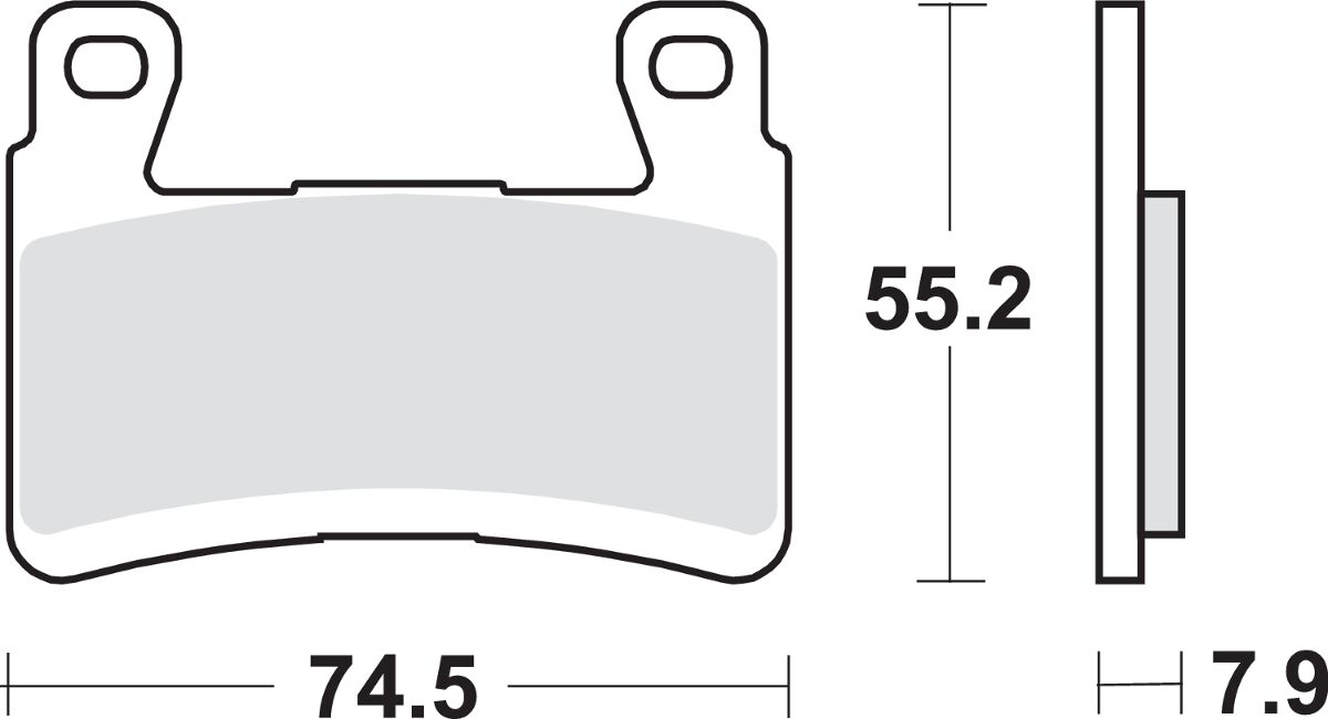 SBS BRAKE PAD SBS 894HS 894HS