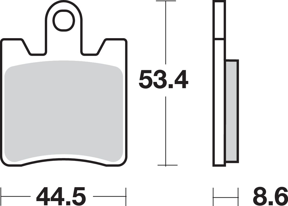 SBS BRAKE PAD SBS 740HS 740HS