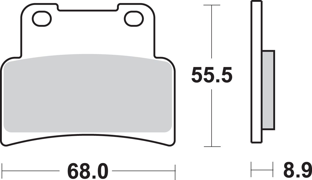 SBS BRAKE PAD SBS 844HS 844HS