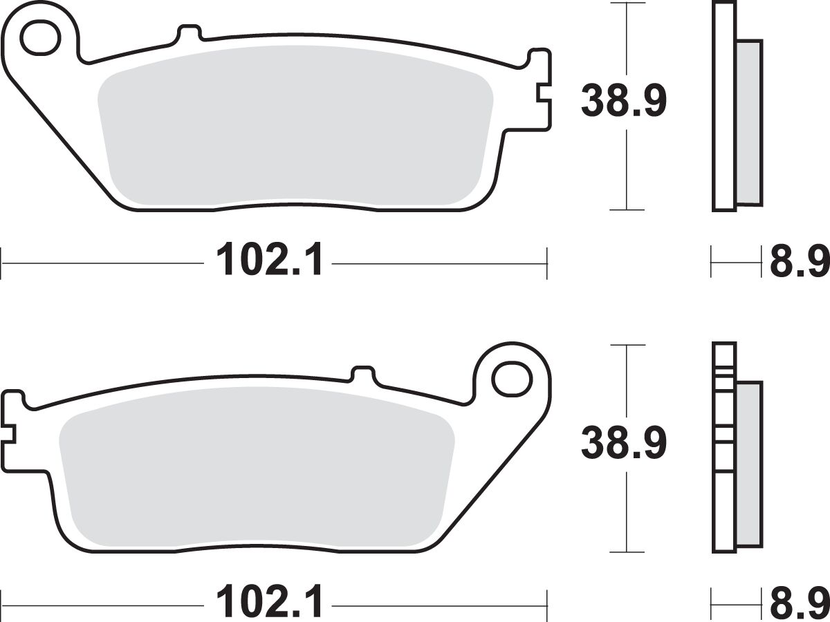 SBS BRAKE PAD SINT SCOOT 184MS