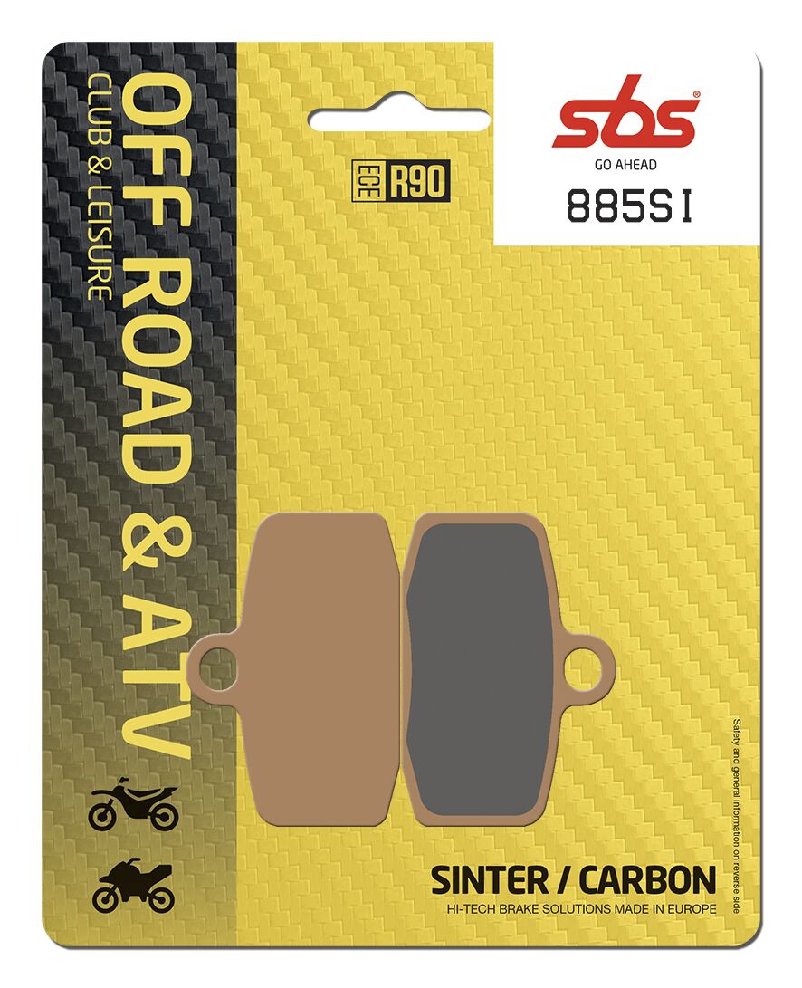SBS BRAKE PAD SINT/CAR OFF 885SI