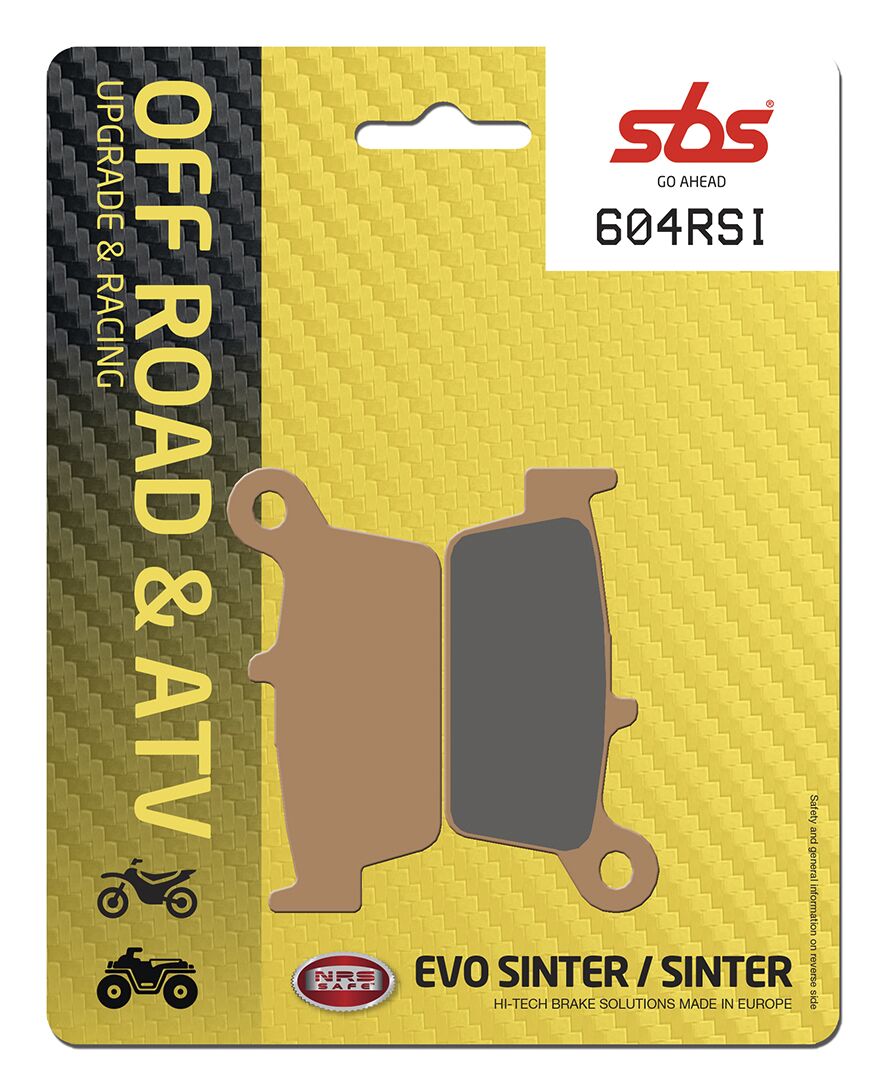 SBS BRAKE PAD RSI EVO SINTER HI-TECH OFFROAD 604RSI