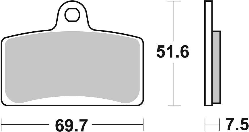 SBS Brake Pads Sinter Hi-Tech Street 821HS