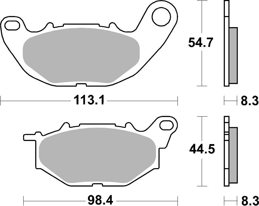 SBS Brake Pads Sinter Racing Hi-Tech 931RST
