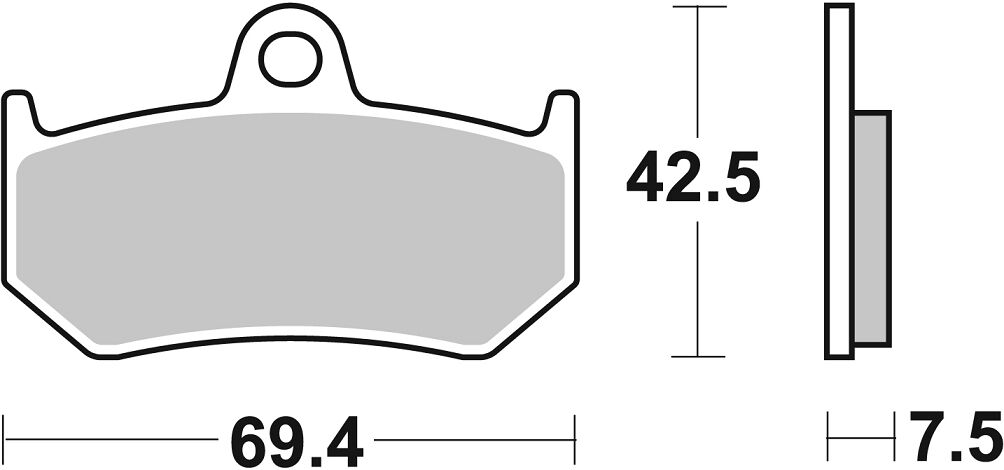 SBS Brake Pads Sinter Hi-Tech 763LS