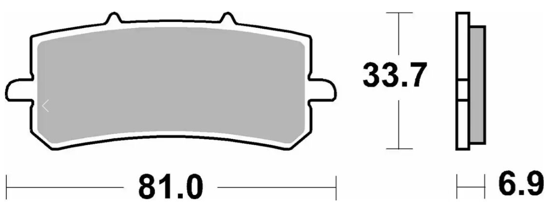 SBS BRAKE PAD SINT ST/RA 962RST