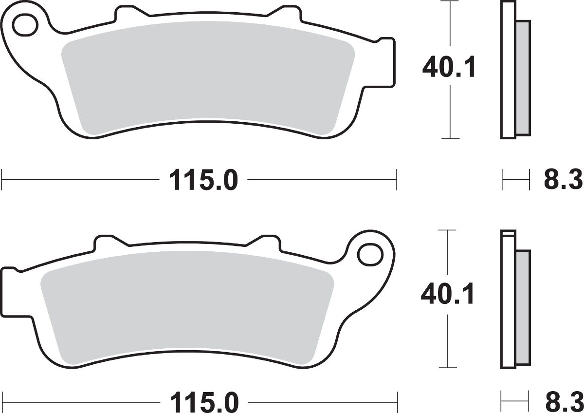 SBS BRAKE PAD SBS 735HS 735HS
