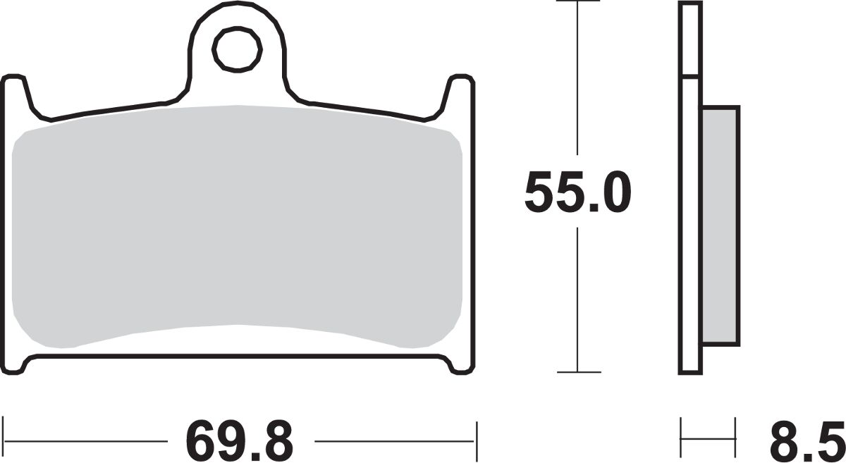 SBS BRAKE PAD SBS 624HS 624HS