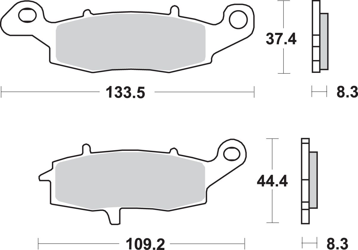 SBS BRAKE PAD SBS 704HS.S 704HS