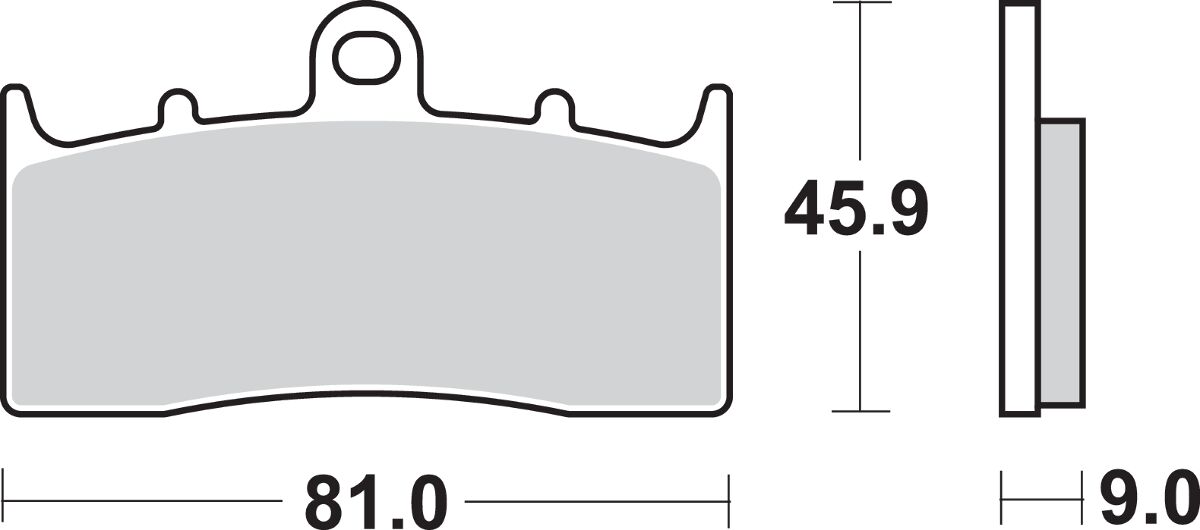 SBS BRAKE PAD SBS 778HS 778HS