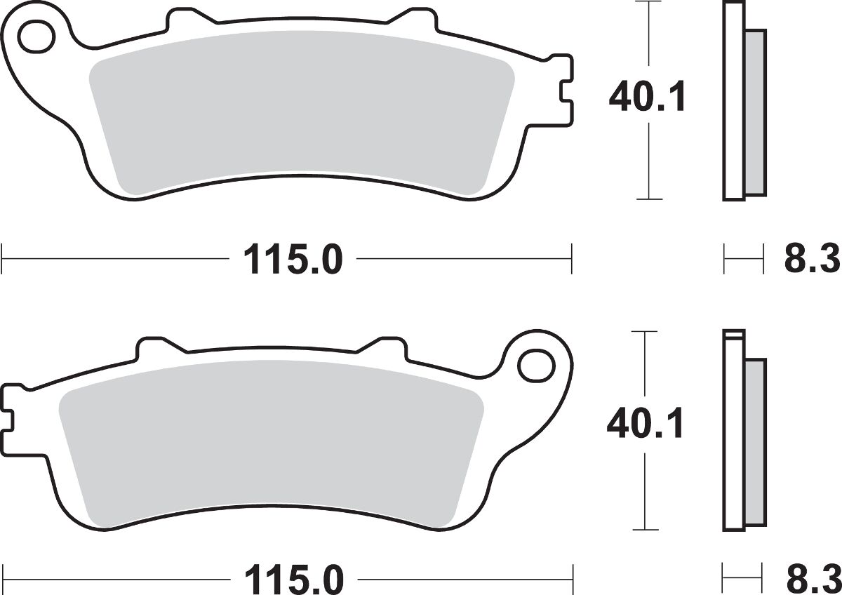 SBS BRAKE PAD SINT REAR 736LS