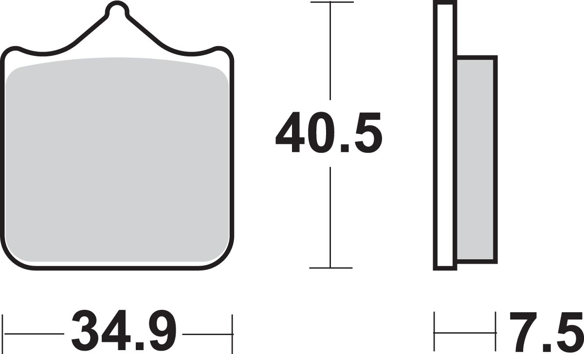 SBS BRAKE PAD SBS 762HS 762HS