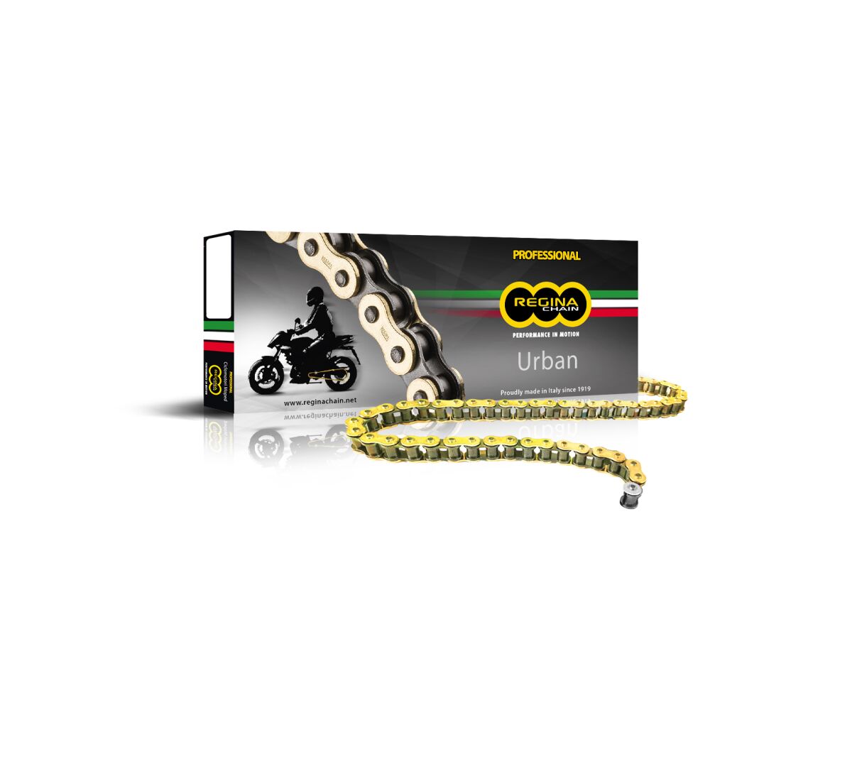 REGINA 520/135 ZRE 135 RIVET LINK 520 Z-RING PERFORMANCE REPLACEMENT DRIVE CHAIN / GOLD|BLACK / STEEL 135ZRE/1002