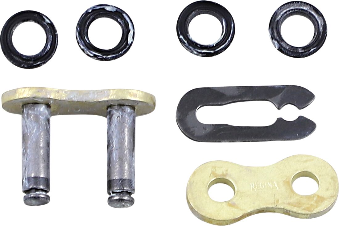 REGINA QUAD SERIES 1 CLIP LINK 520 Z-RING REPLACEMENT CONNECTING LINK / GOLD 42/135QUAD